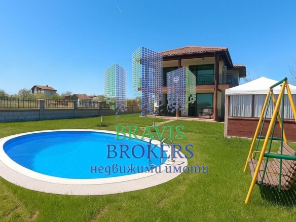 КЪЩА - 3 СПАЛНИ - МОРСКА ПАНОРАМА И БАСЕЙН - 0