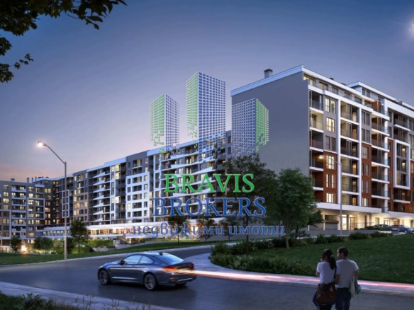 гр. Варна, ж.к. Възраждане 1- Луксозен 2-стаен - Среден етаж- Идеален за инвестиция - 0