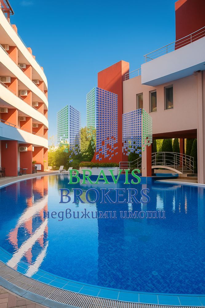 КРАНЕВО -- ДВУСТАЕН ОБЗАВЕДЕН -- МЕТРИ ОТ ПЛАЖА -- БАСЕЙН И ФИТНЕС - 0