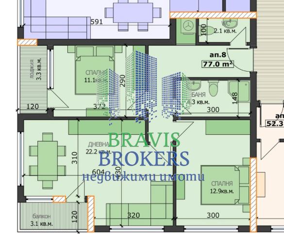гр.ВАРНА - ЛЕВСКИ – ТРИСТАЕН ПРОСТОРЕН АПАРТАМЕНТ - ЛУКСОЗНА СГРАДА ДО ТЕХНИЧЕСКИ УНИВЕРСИТЕТ - 0