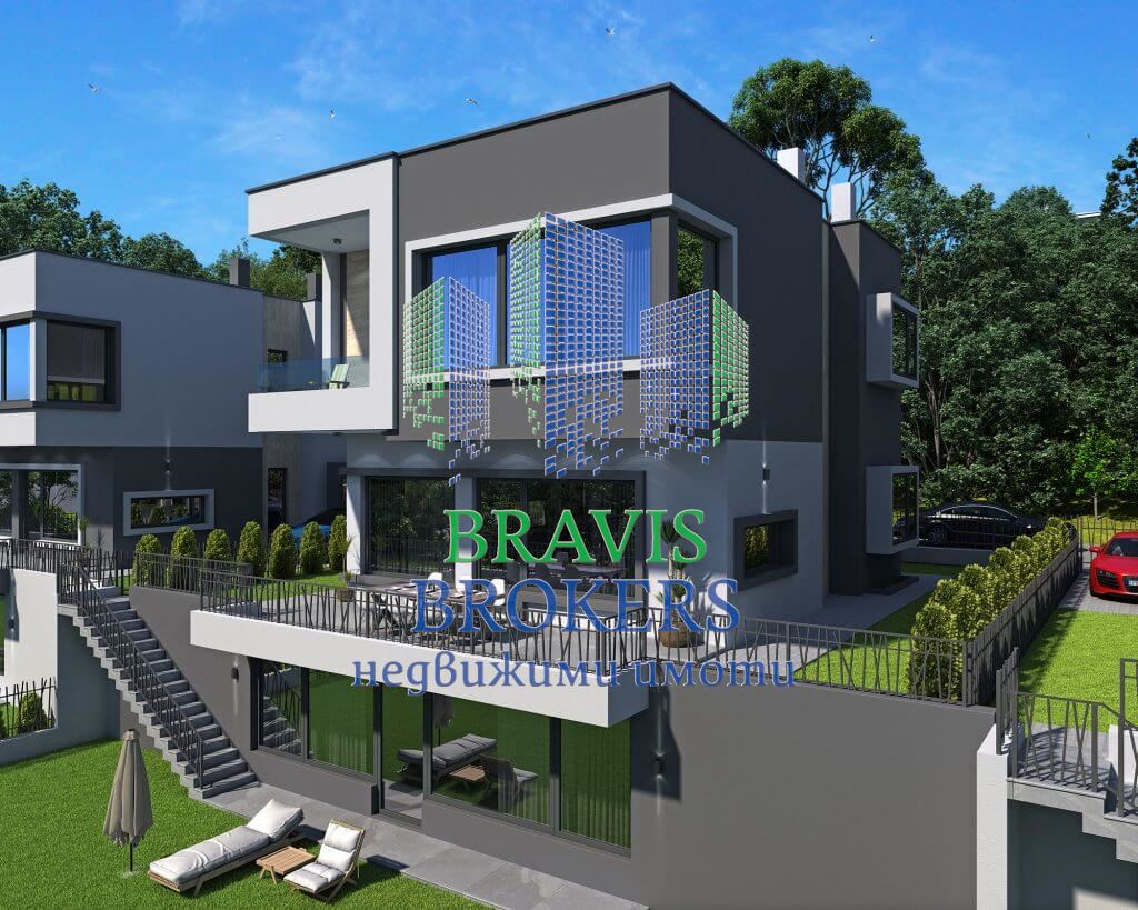 БЕЗ КОМИСИОНА ОТ КУПУВАЧА !! - ТРИЕТАЖНА МОДЕРНА КЪЩА - МОРСКА ГЛЕДКА - 0