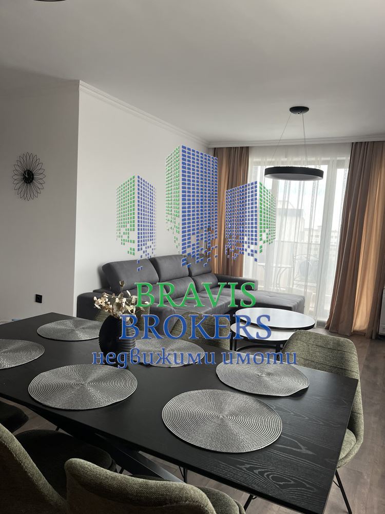 ЛУКСОЗЕН ЧИСТО НОВ ТРИСТАЕН ПОД НАЕМ СЪС ЗАКРИТО ПАРКОМЯСТО В ЦЕНАТА - 0