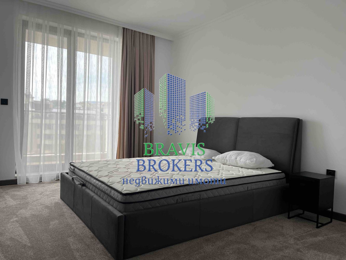 ЛУКСОЗЕН ЧИСТО НОВ ТРИСТАЕН ПОД НАЕМ СЪС ЗАКРИТО ПАРКОМЯСТО В ЦЕНАТА - 0