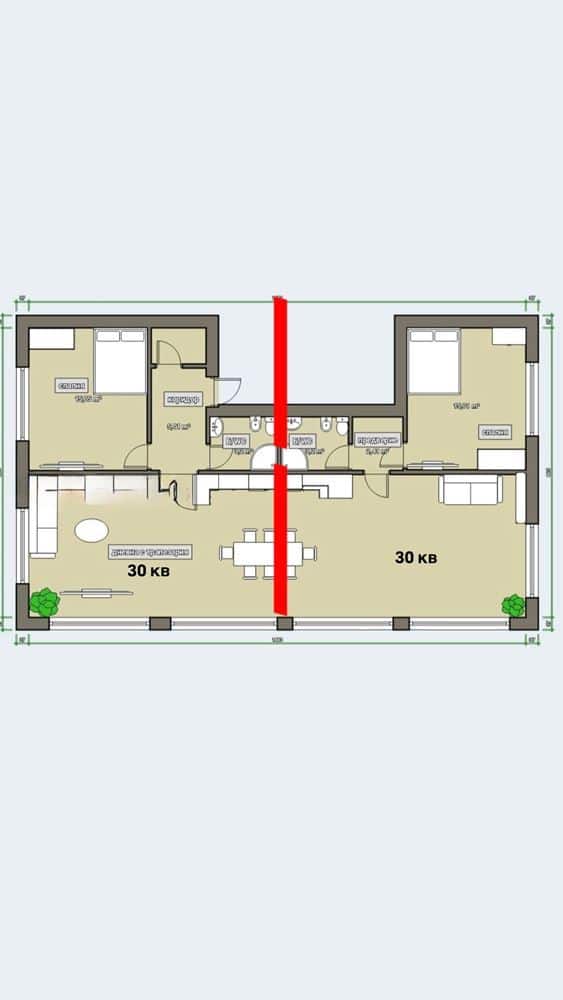 гр.ВАРНА ТРАКАТА - УНИКАЛЕН ТРИСТАЕН – ДНЕВНА = 65кв.м – ПАРКОМЯСТО В ЦЕНАТА – МОРСКА ПАНОРАМА - 0