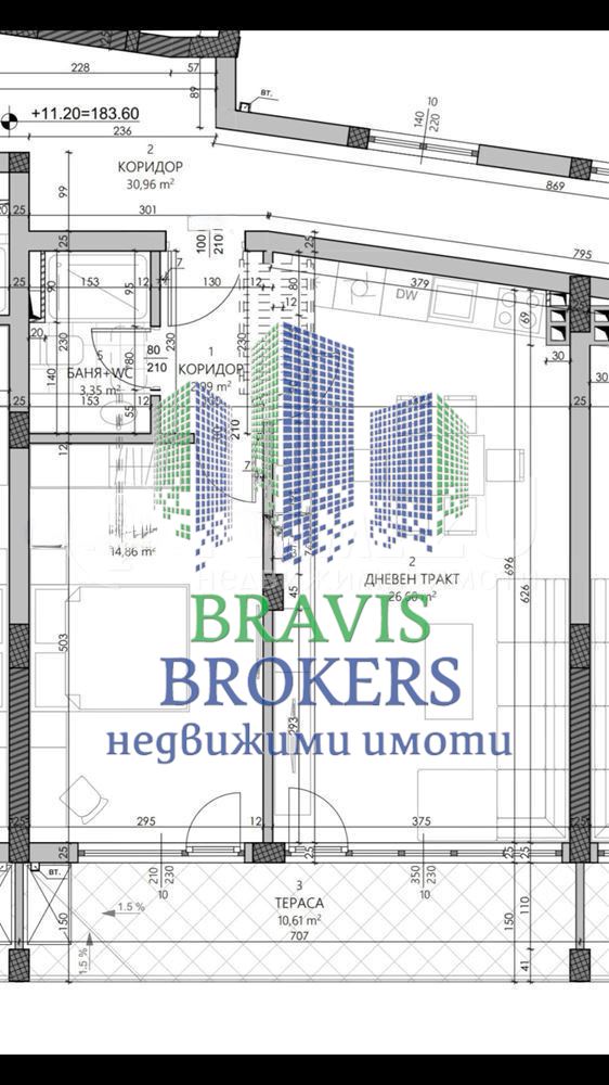 ВИНИЦА – НОВА ЖИЛИЩНА СГРАДА – ПРОСТОРЕН ДВУСТАЕН – СРЕДЕН ЕТАЖ – МОРСКА ПАНОРАМА - 0