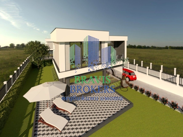 МАНАСТИРСКИ РИД — ДВУЕТАЖНА МОДЕРНА КЪЩА – САМОСТОЯТЕЛЕН ДВОР — ПАРКОМЕСТА - 0