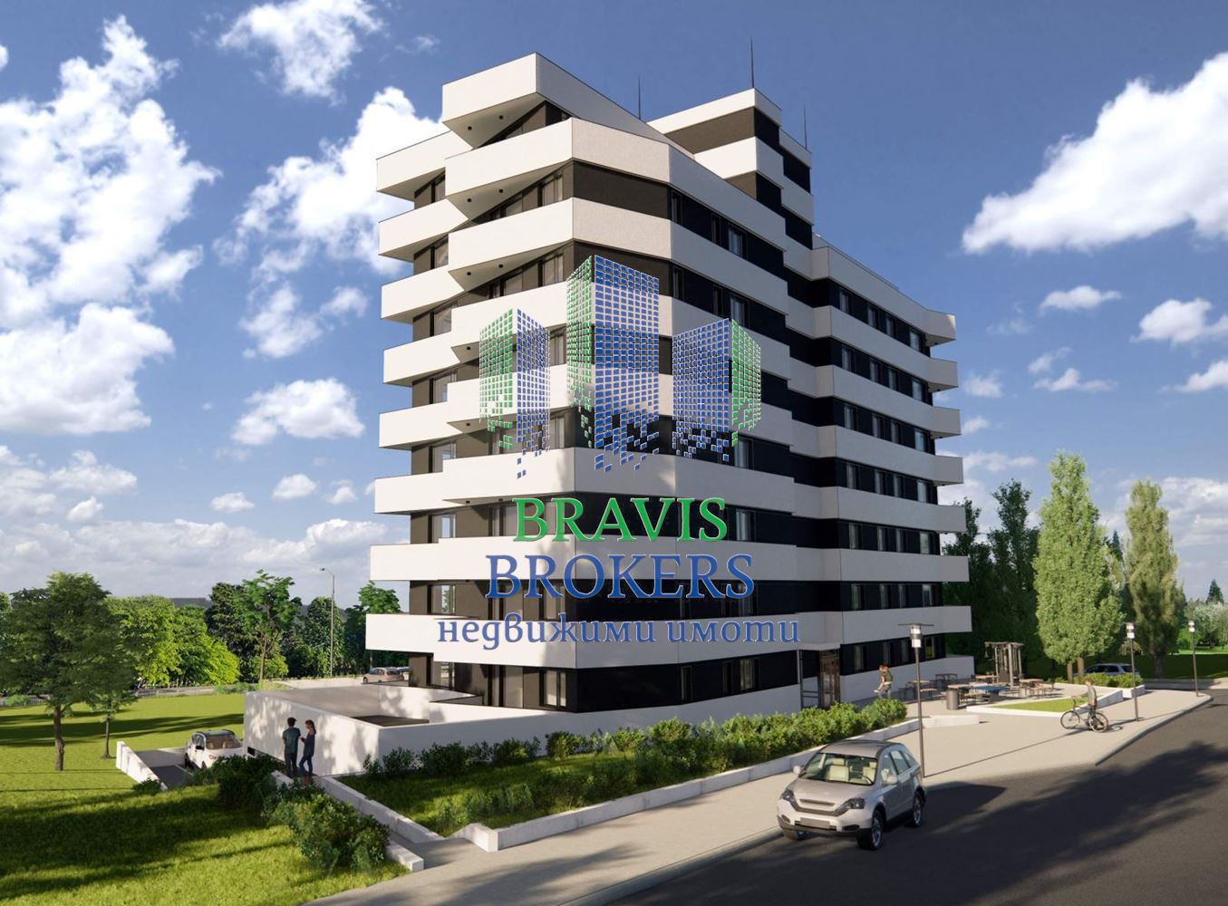 ВАРНА ВЪЗРАЖДАНЕ 1 до ПАРКА – ГОЛЯМ ТРИСТАЕН 112кв.м - ОПЦИЯ ЗА ПАРКОМЯСТО – СРЕДЕН ЕТАЖ – НОВА ЛУКСОЗНА СГРАДА - 0