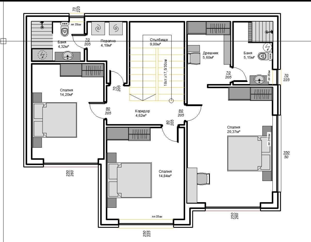 ЕВКСИНОГРАД - ДО БУЛ. КНЯЗ БОРИС - ЛУКСОЗНА КЪЩА С ТРИ СПАЛНИ - РАЗСРОЧЕНО ПЛАЩАНЕ - 0