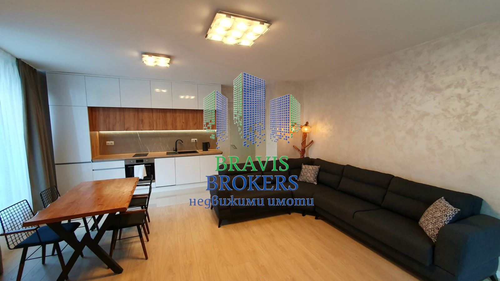 ВАРНА ТРОШЕВО —ЛУКСОЗЕН НАПЪЛНО ОБЗАВЕДЕН – ТРИСТАЕН АПАРТАМЕНТ - ЗАТВОРЕН КОМПЛЕКС - 0