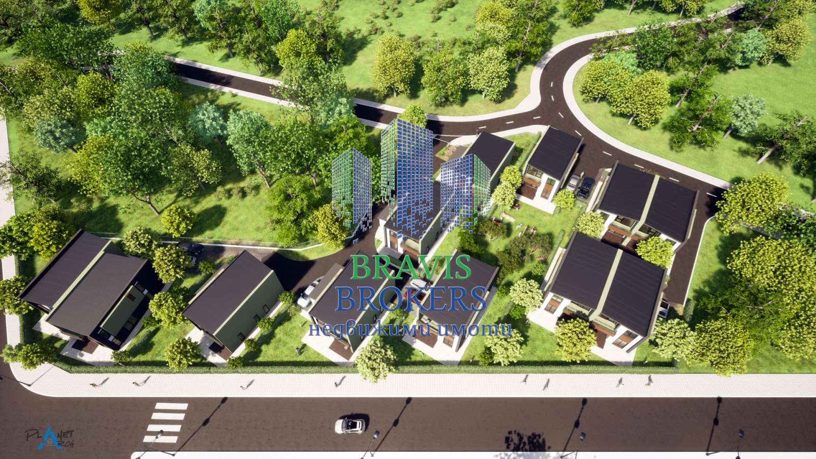 КК КАМЧИЯ – В БЛИЗОСТ ПЛАЖА – ЛУКСОЗНА КЪЩА С ТРИ СПАЛНИ – ЗАТВОРЕН КОМПЛЕКС — БАСЕЙН - 0