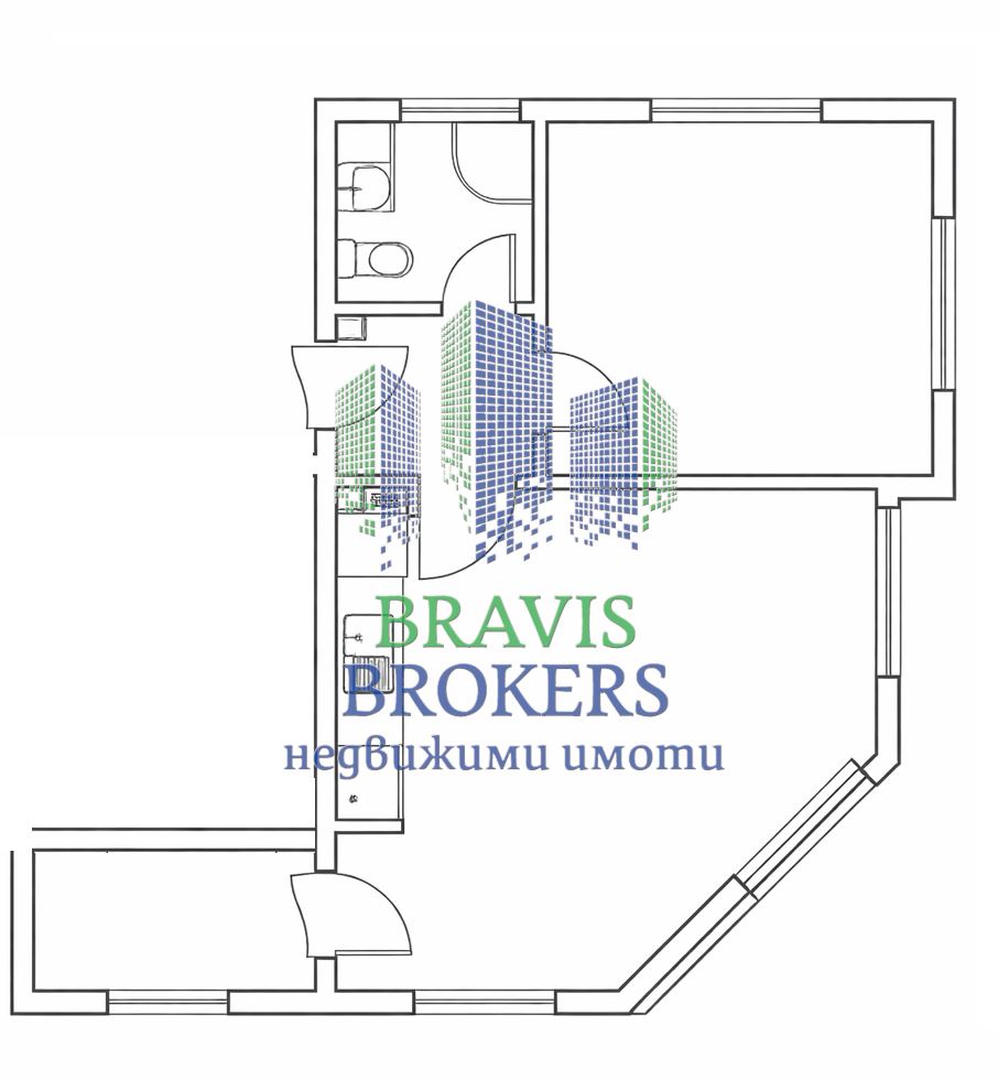 ЕКСКЛУЗИВНО – ДВУСТАЕН АПАРТАМЕНТ В НОВА СГРАДА С АКТ 14 - 0