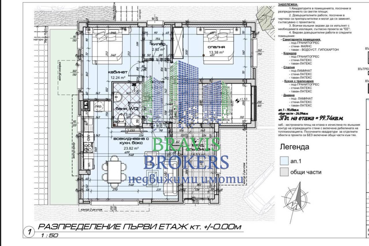 ТРИСТАЕН С ДВЕ ПАРКОМЕСТА В ЦЕНАТА - 0