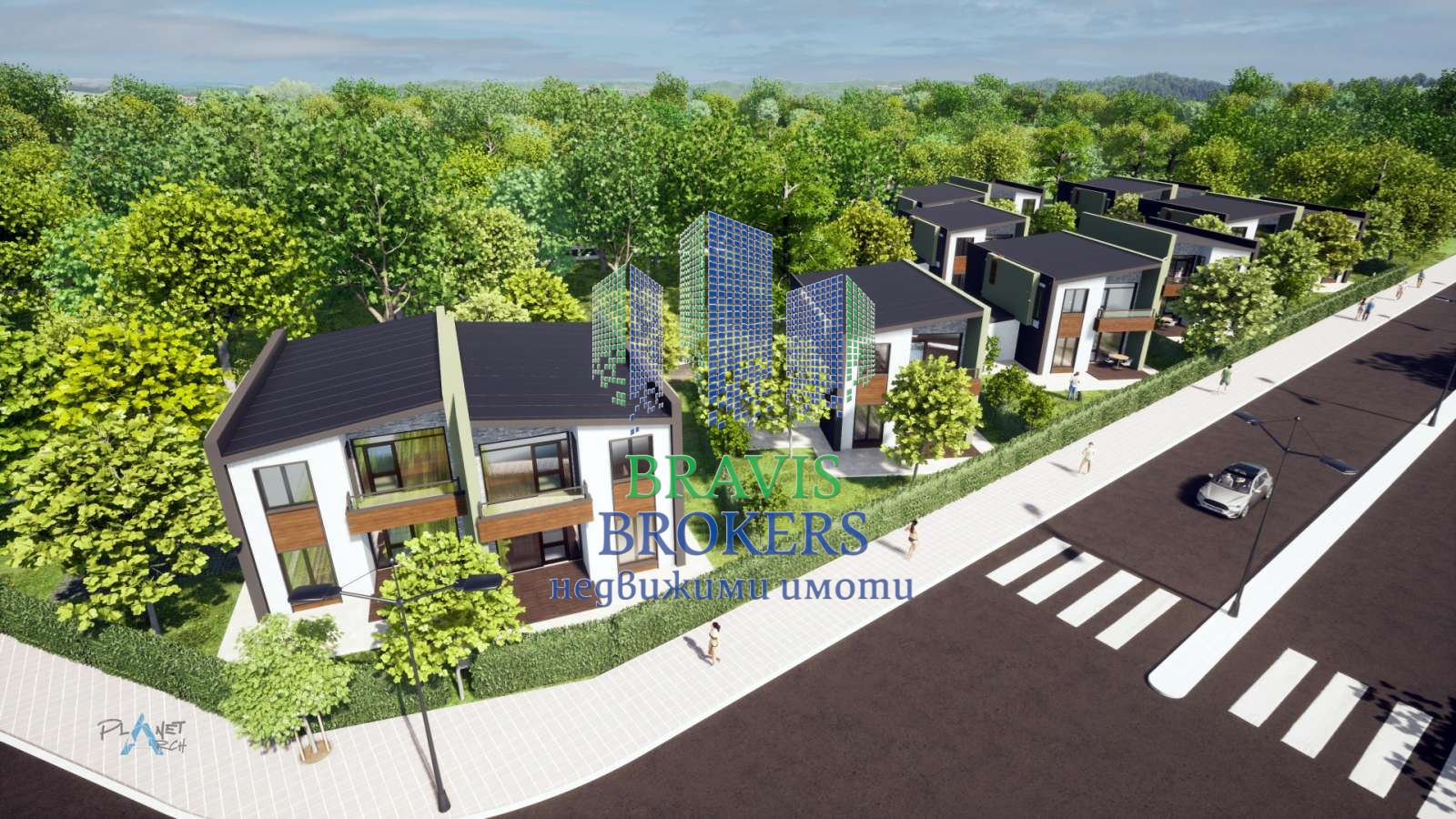 КК КАМЧИЯ – В БЛИЗОСТ ПЛАЖА – ЛУКСОЗНА КЪЩА С ТРИ СПАЛНИ – ЗАТВОРЕН КОМПЛЕКС — БАСЕЙН - 0