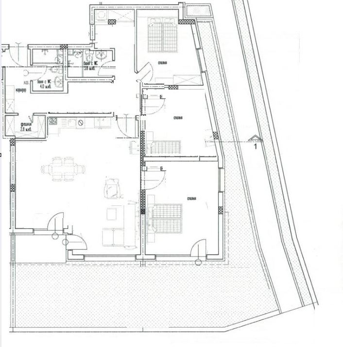 ЕКСКЛУЗИВНО -- ПРОСТОРЕН ЧЕТИРИСТАЕН = 170 кв.м -- ДНЕВНА = 55 кв.м -- ПАНОРАМНА ОЗЕЛЕНЕНА ТЕРАСА = 75 кв.м - 0