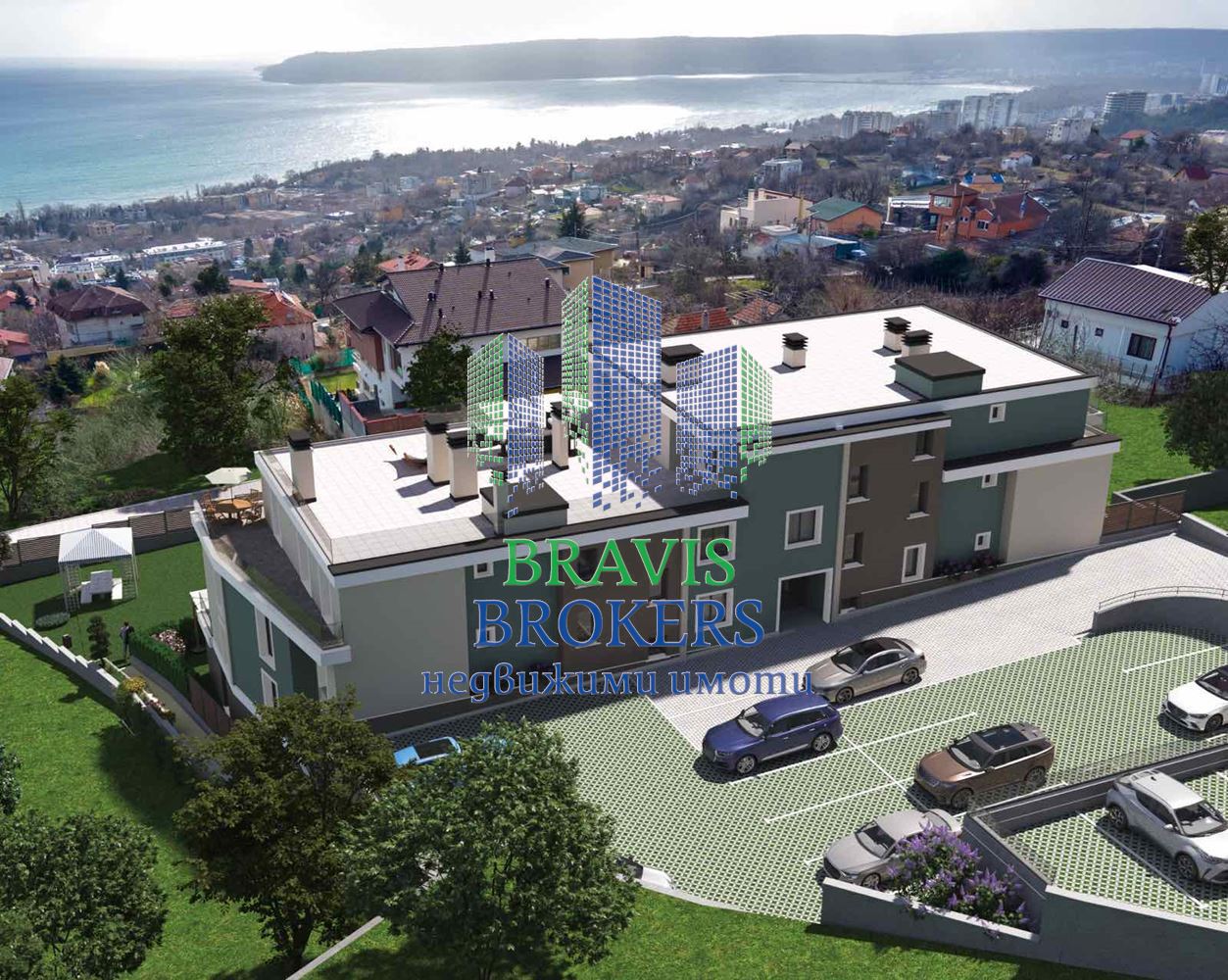 ЕКСКЛУЗИВНО -- ПРОСТОРЕН ДВУСТАЕН = 92 кв.м -- ДНЕВНА = 35 кв.м -- СПАЛНЯ = 13 кв.м - ПАНОРАМНА ОЗЕЛЕНЕНА ТЕРАСА = 32 кв.м - 0