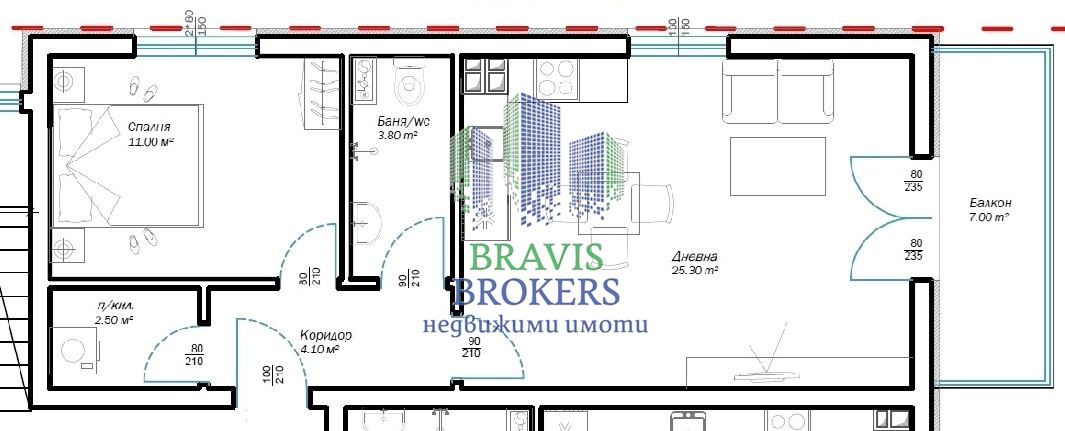 Двустаен апартамент - АКТ16 - Панорама - Нова тухлена сграда - 0