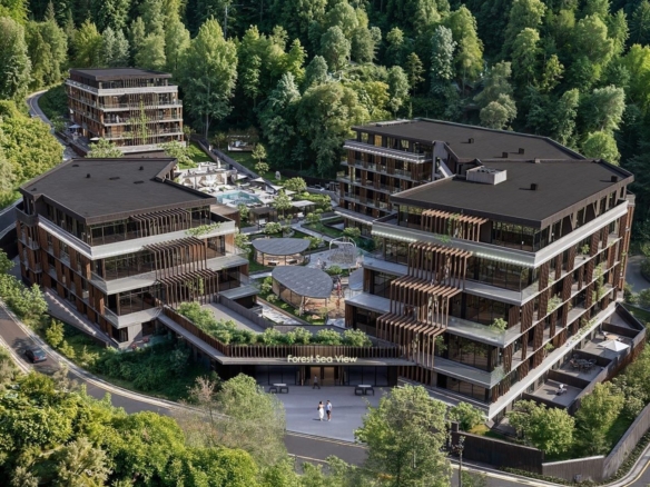 м-т Ален Мак, Варна - ПРЕКРАСЕН ДВУСТАЕН АПАРТАМЕНТ - СРЕДЕН ЭТАЖ - ЛУКСОЗНА СГРАДА С БАСЕЙН - 0