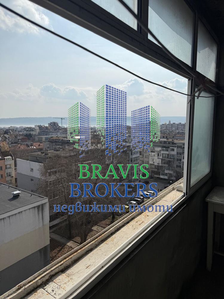 ВАРНА ОКРЪЖНА БОЛНИЦА 150м до ЛИДЛА – ТРИСТАЕН АПАРТАМЕНТ В ТУХЛЕНА СГРАДА 90кв.м – ТОП ЛОКАЦИЯ – ДВЕ ТЕРАСИ - 0