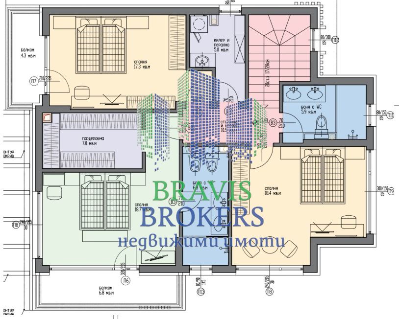 Луксозна двуетажна къща с морска панорама - 0