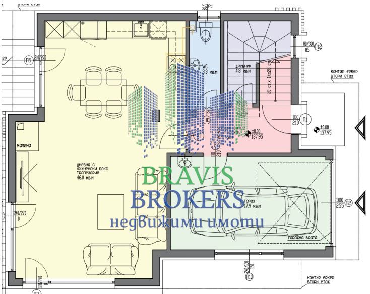 Луксозна двуетажна къща с морска панорама - 0