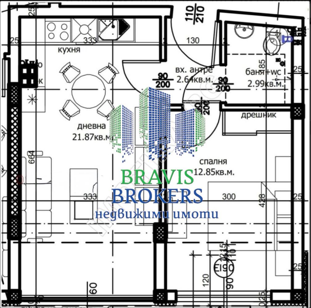 ВАРНА ЛЕВСКИ ДО ТЕХНИЧЕСКИ УНИВЕРСИТЕТ -ТОП ЦЕНА ЗА РАЙОНА – СРЕДЕН ЕТАЖ – СТАТУТ АПАРТАМЕНТ - 0