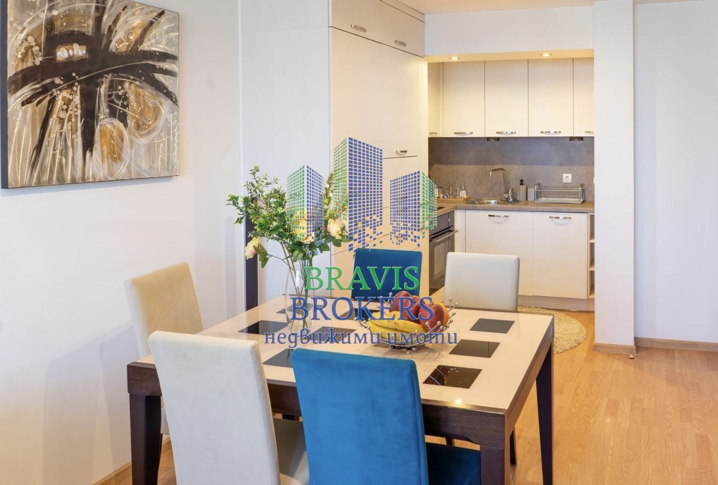 ВАРНА - ТРИСТАЕН ОБЗАВЕДЕН - СРЕДЕН ЕТАЖ - ТУХЛА СГРАДА - 0