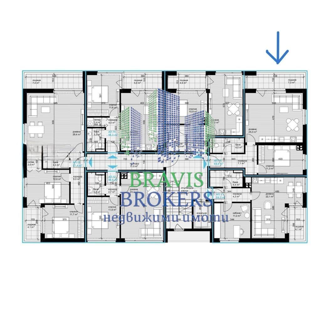 г.Варна, Аспарухово – ПРОСТОРЕН ДВУСТАЕН – ЛУКСОЗНА СГРАДА - СРЕДЕН ЕТАЖ - ТОП ЛОКАЦИЯ - 0