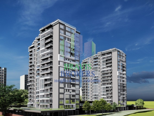 ВАРНА МЛАДОСТ – ТОП ЛОКАЦИЯ – ПРОСТОРЕН ДВУСТАЕН АПАРТАМЕНТ – ДНЕВНА 25 кв.м — НОВА ЛУКСОЗНА СГРАДА - 0