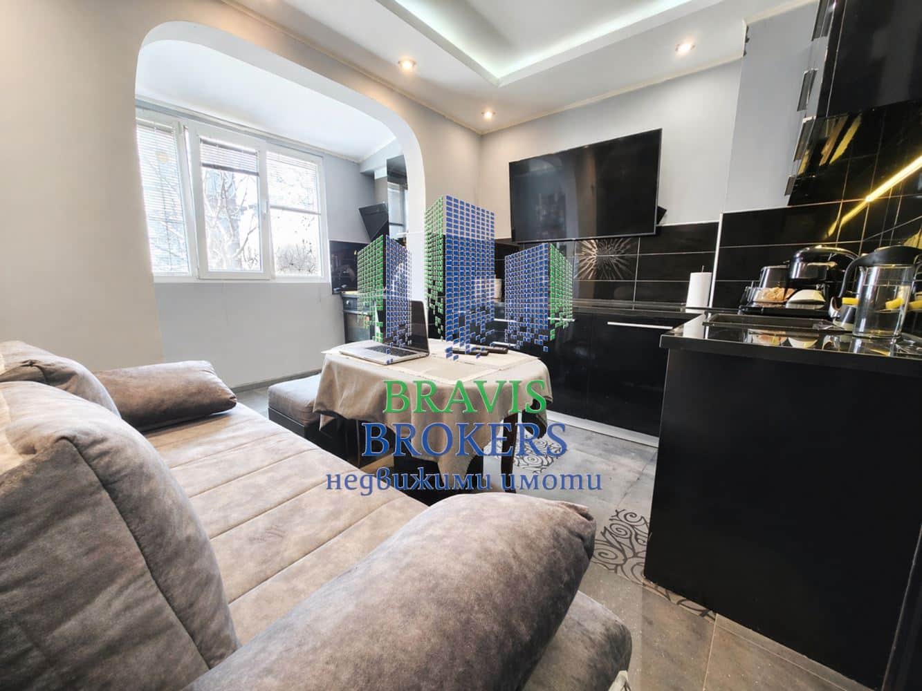 НАПЪЛНО ОБЗАВЕДЕН ДВУСТАЕН АПАРТАМЕНТ В МЛАДОСТ - ГОТОВ НА НАНАСЯНЕ - 0