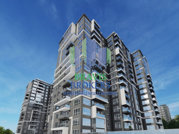 ВАРНА МЛАДОСТ до стадиона – ПАНОРАМЕН ДВУСТАЕН АПАРТАМЕНТ – ДНЕВНА 25 кв.м — НОВА ЛУКСОЗНА СГРАДА - ТОП ЛОКАЦИЯ - 0