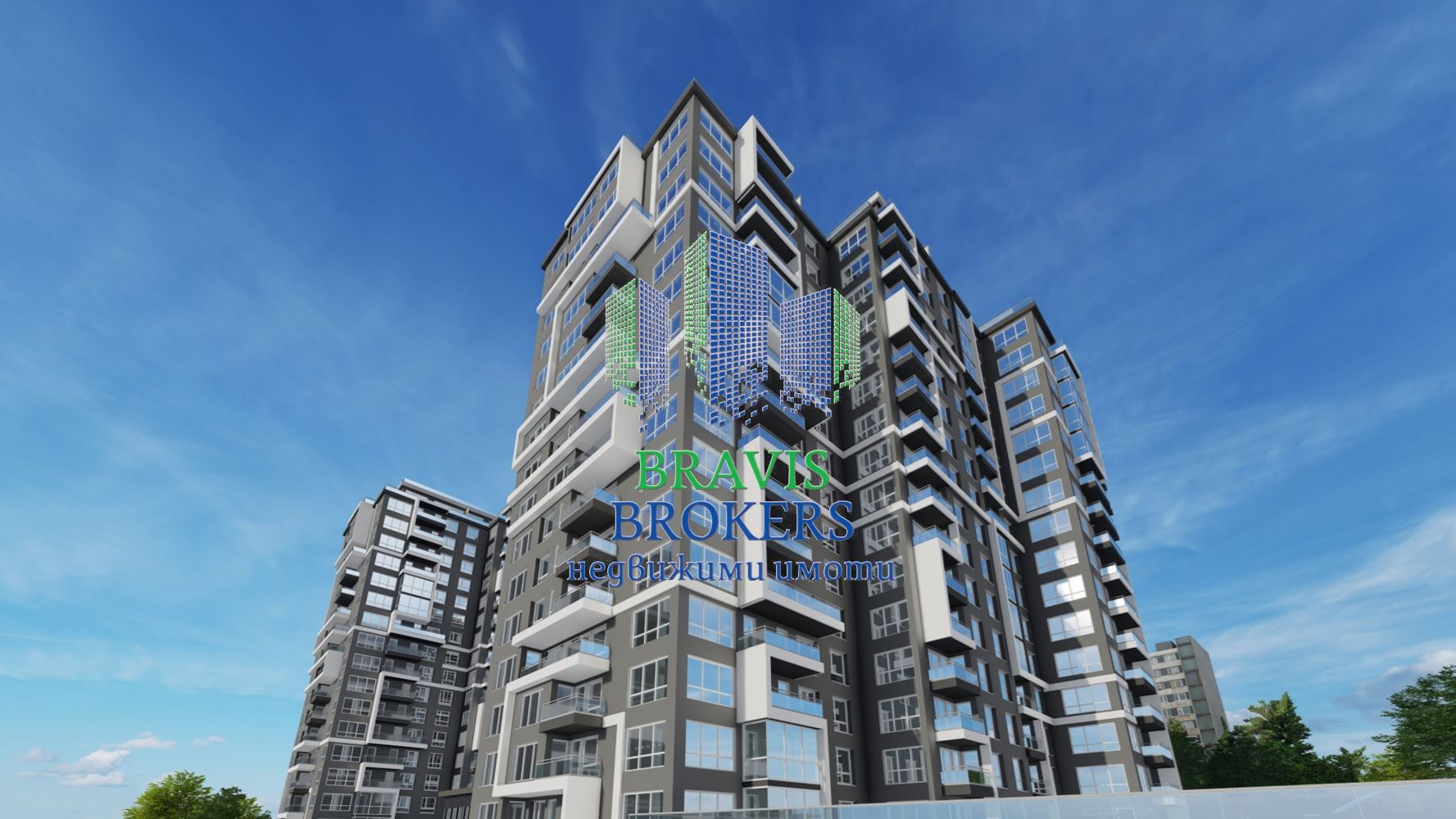 ВАРНА МЛАДОСТ до стадиона – ПАНОРАМЕН ДВУСТАЕН АПАРТАМЕНТ – ДНЕВНА 25 кв.м — НОВА ЛУКСОЗНА СГРАДА - ТОП ЛОКАЦИЯ - 0