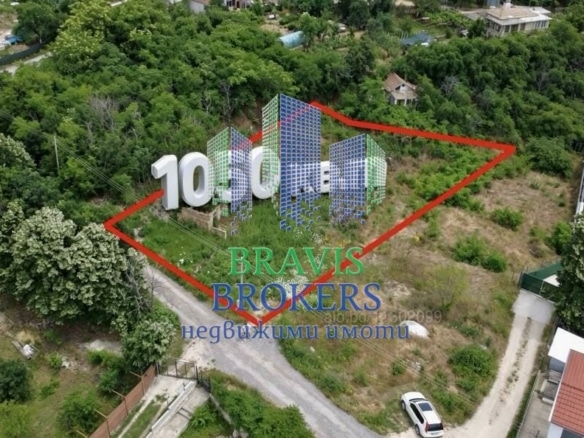 🌿 ПАРЦЕЛ С МОРСКА И ГОРСКА ПАНОРАМА – м-т Сотира - 1050кв.м - 0