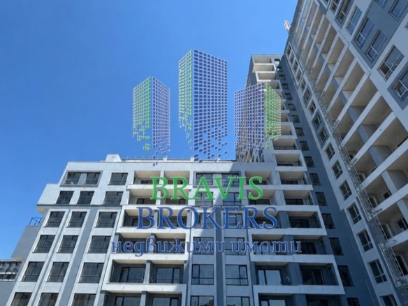 ВАРНА МЛАДОСТ – ЮЖЕН ДВУСТАЕН АПАРТАМЕНТ - СРЕДЕН ЕТАЖ — НОВА ЛУКСОЗНА СГРАДА с БАСЕЙН - ТОП ЛОКАЦИЯ - 0